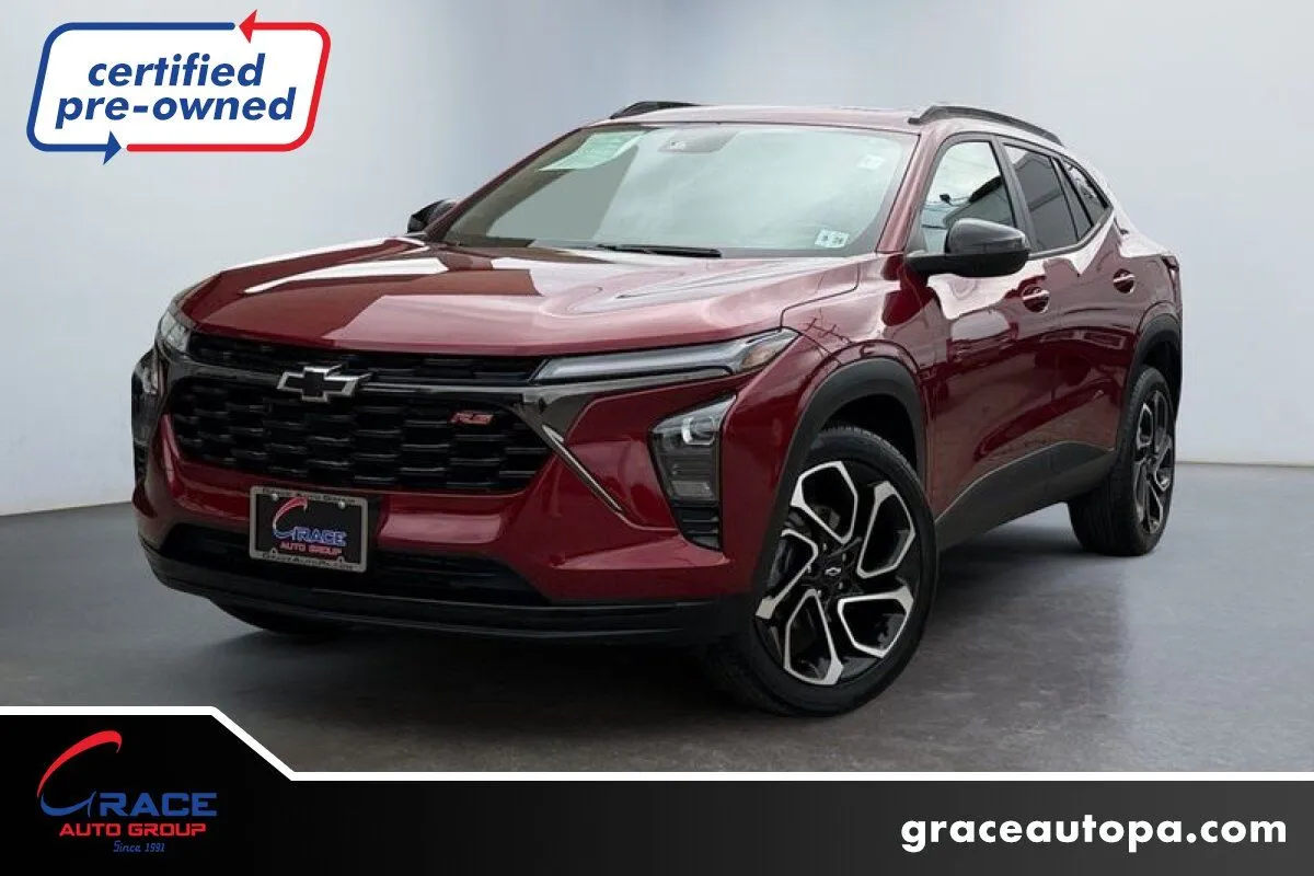 Red 2024 Chevrolet Trax FWD 2RS for sale in Morrisville, PA