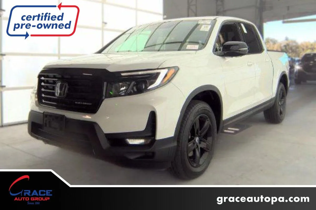 White 2022 Honda Ridgeline Black Edition for sale in Morrisville, PA