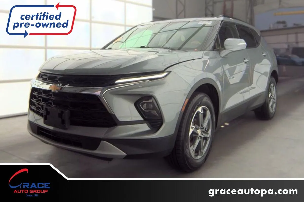 Gray 2023 Chevrolet Blazer AWD 3LT for sale in Morrisville, PA