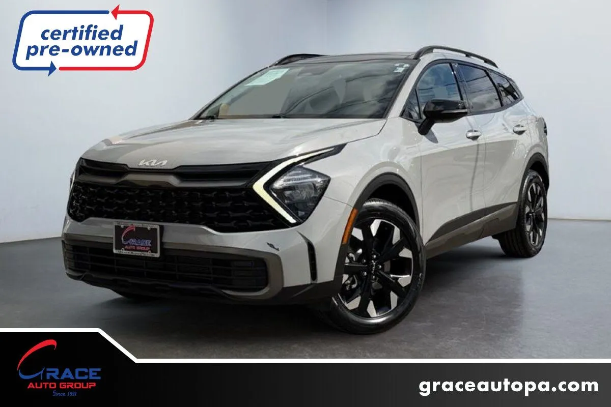 Gray 2023 Kia Sportage X-Line for sale in Morrisville, PA