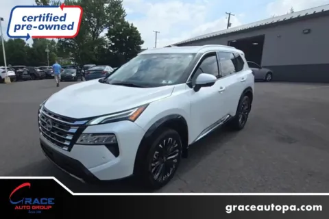 White 2024 Nissan Rogue Platinum FWD for sale in Morrisville, PA
