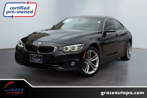 Black 2019 BMW 430i Gran Coupe xDrive for sale in Morrisville, PA