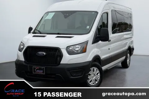 White 2023 Ford Transit 350 XL 15 Passenger for sale in Morrisville, PA