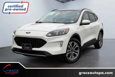 White 2022 Ford Escape SEL for sale in Morrisville, PA