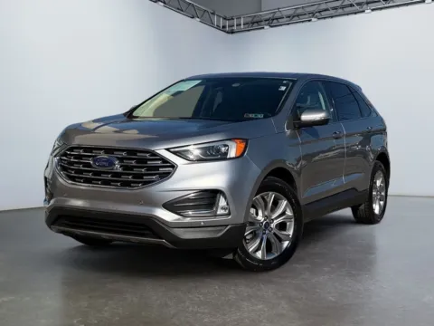 Silver 2022 Ford Edge Titanium for sale in Morrisville, PA
