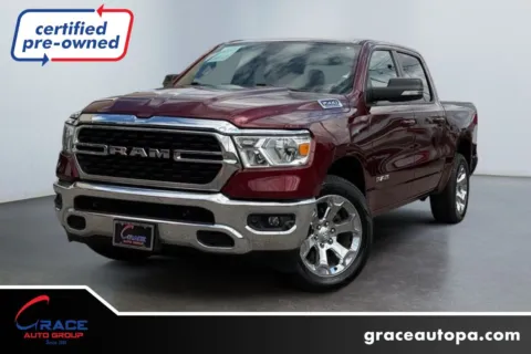 Red 2022 Ram 1500 Big Horn Crew Cab 4x4 5'7" Box for sale in Morrisville, PA