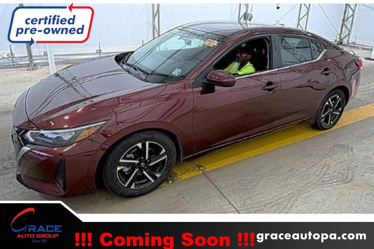 Red 2025 Nissan Sentra SV for sale in Morrisville, PA