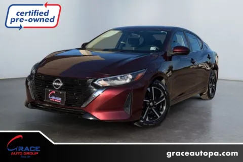 Red 2025 Nissan Sentra SV for sale in Morrisville, PA