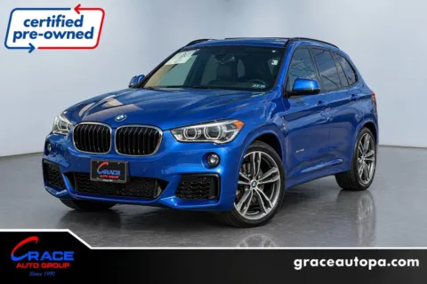 Blue 2018 BMW X1 xDrive28i for sale in Morrisville, PA
