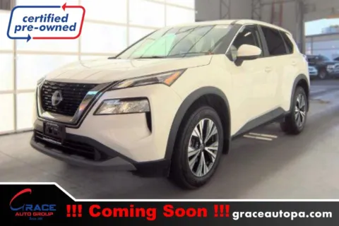 White 2023 Nissan Rogue SV Intelligent AWD for sale in Morrisville, PA