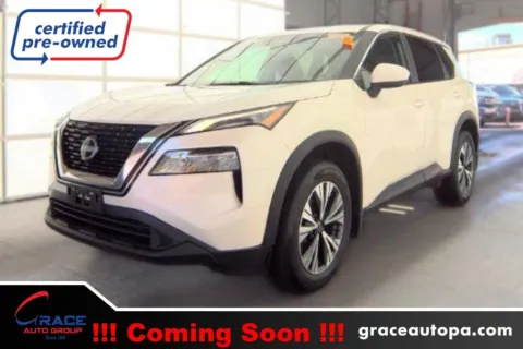 White 2023 Nissan Rogue SV Intelligent AWD for sale in Morrisville, PA