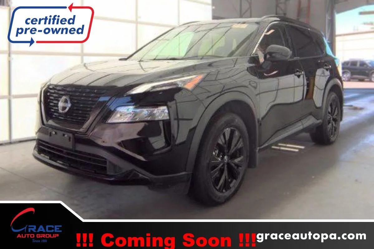 Black 2023 Nissan Rogue SV Intelligent AWD for sale in Morrisville, PA