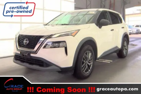 White 2023 Nissan Rogue S Intelligent AWD for sale in Morrisville, PA