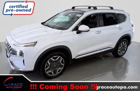 White 2023 Hyundai Santa Fe Limited for sale in Morrisville, PA