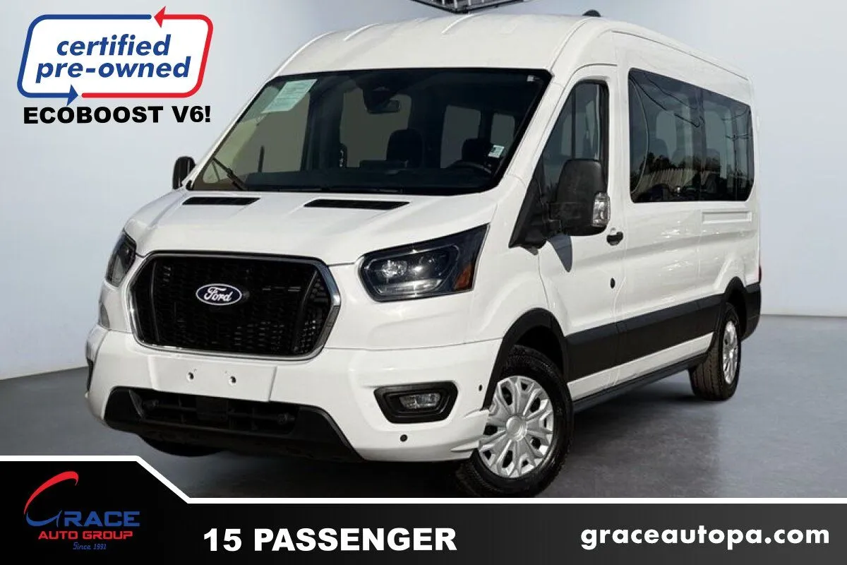White 2026 Ford Transit 350 XLT Medium Roof 15 Passenger for sale in Morrisville, PA