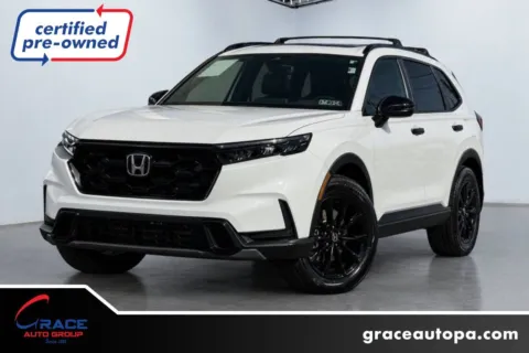 White 2023 Honda CR-V Hybrid Sport for sale in Morrisville, PA