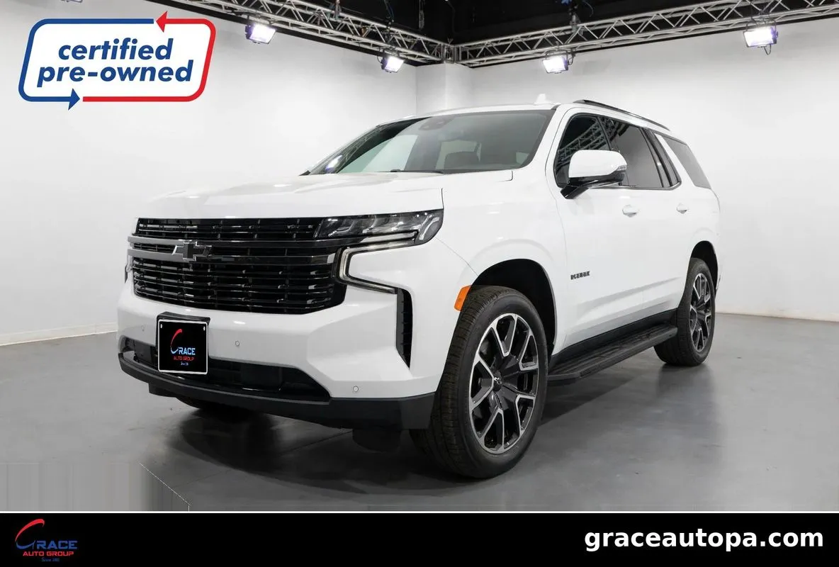 White 2022 Chevrolet Tahoe 2WD RST for sale in Morrisville, PA