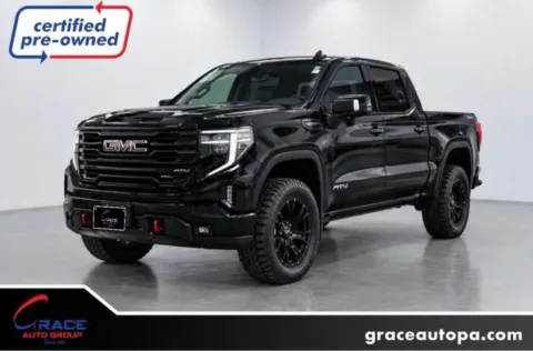Black 2024 GMC Sierra 1500 4WD Crew Cab Short Box AT4 for sale in Morrisville, PA