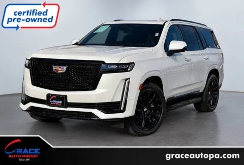 White 2021 Cadillac Escalade 4WD Sport for sale in Morrisville, PA