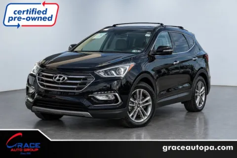 Black 2017 Hyundai Santa Fe Sport 2.4L for sale in Morrisville, PA