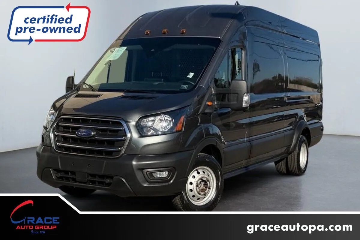 Gray 2025 Ford Transit 350 HD High Roof Extended for sale in Morrisville, PA