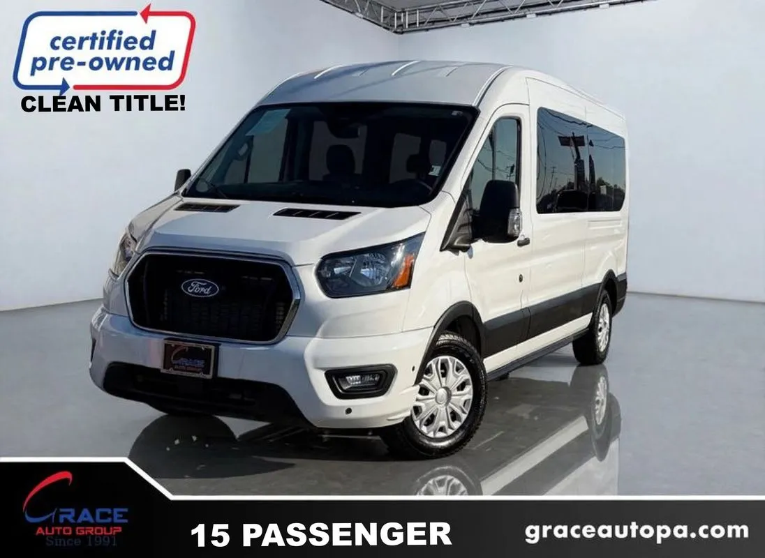 White 2026 Ford Transit 350 XLT Medium Roof 15 Passenger for sale in Morrisville, PA