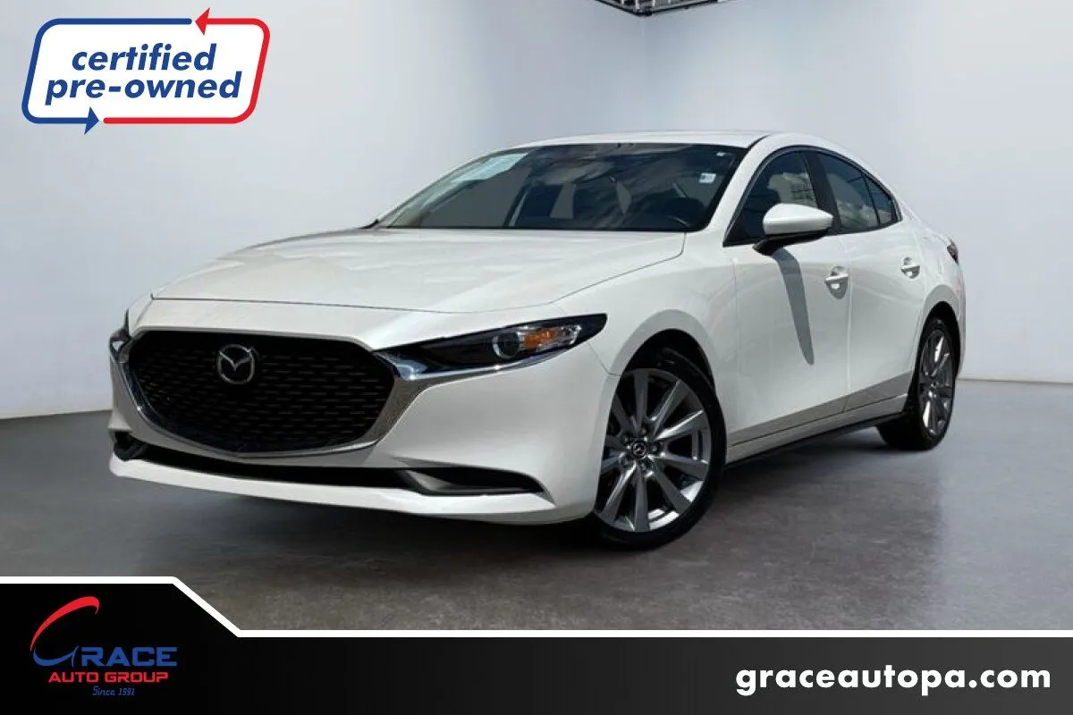 White 2022 Mazda Mazda3 Sedan Select for sale in Morrisville, PA