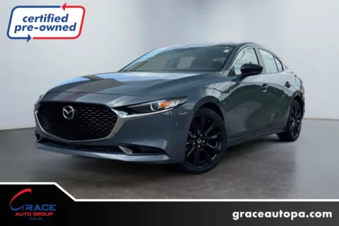 Gray 2022 Mazda Mazda3 Sedan Carbon Edition for sale in Morrisville, PA