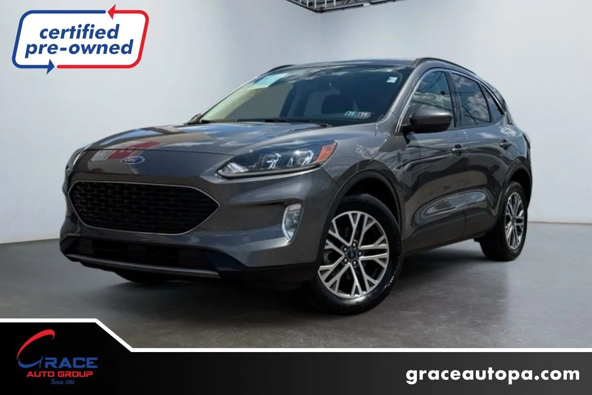 Blue 2021 Ford Escape Hybrid SEL for sale in Morrisville, PA