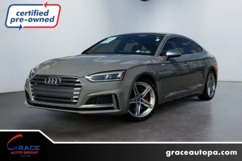 Gray 2019 Audi S5 Sportback 3.0T quattro Premium Plus for sale in Morrisville, PA