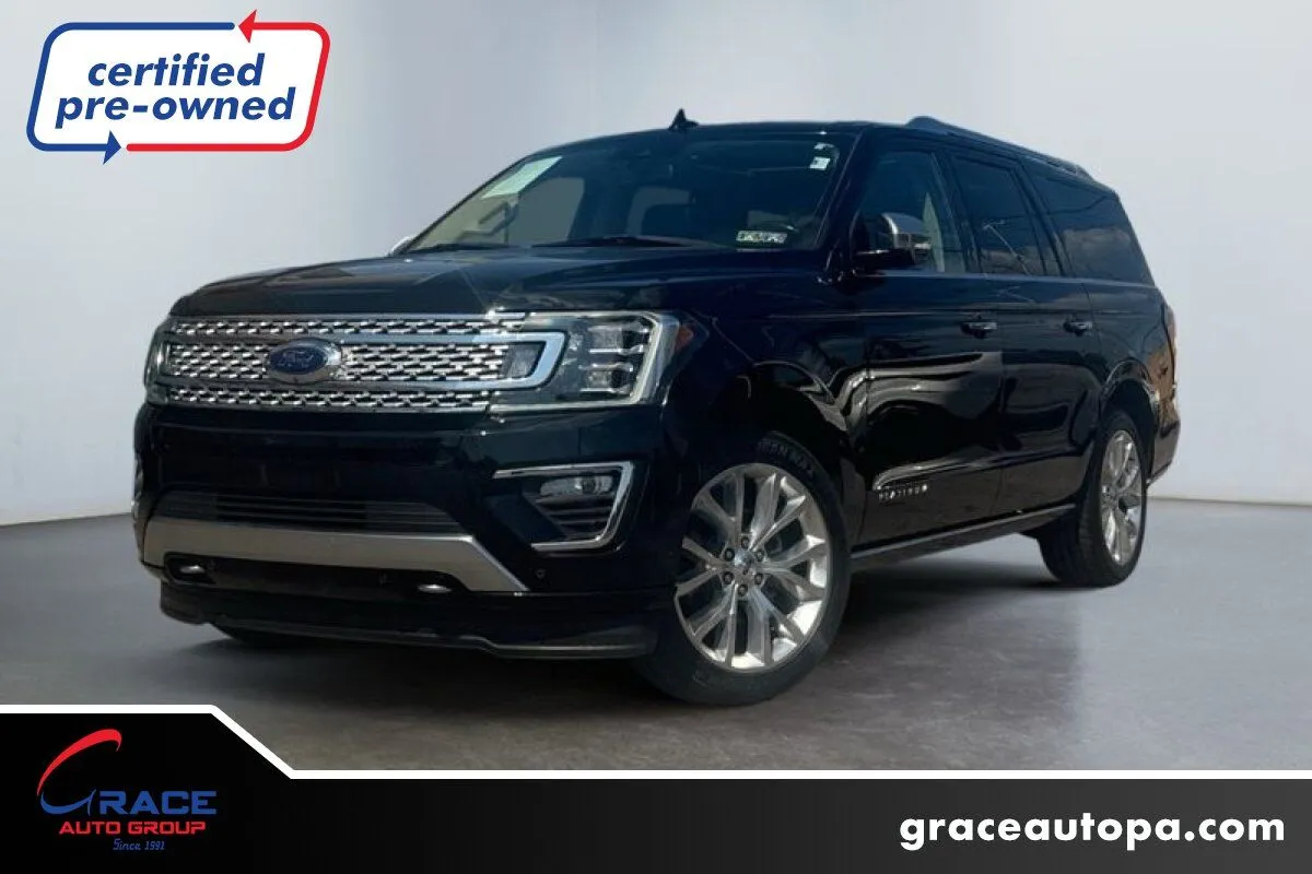 Black 2018 Ford Expedition MAX Platinum for sale in Morrisville, PA