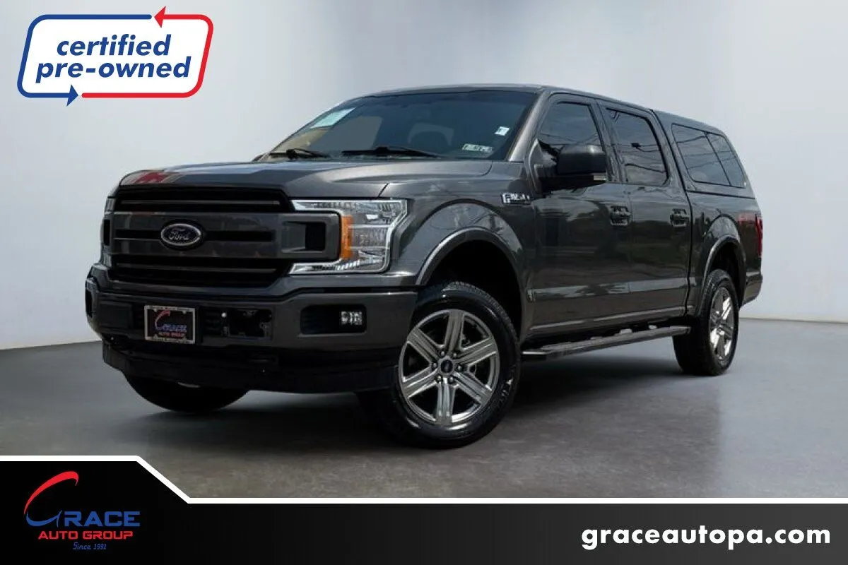 Gray 2018 Ford F-150 XLT for sale in Morrisville, PA