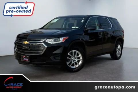Black 2020 Chevrolet Traverse LS for sale in Morrisville, PA