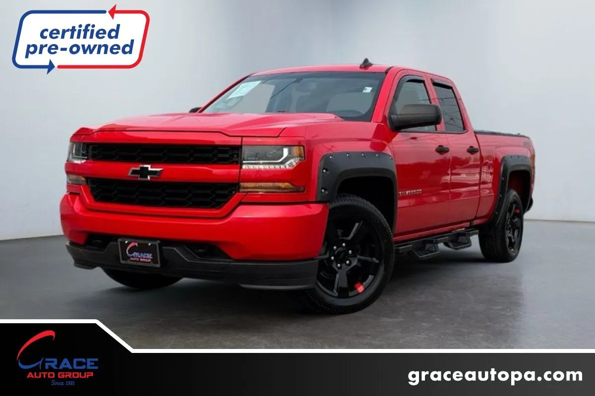 Red 2017 Chevrolet Silverado 1500 Custom for sale in Morrisville, PA