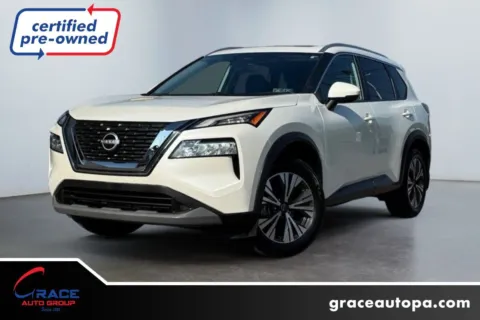 White 2023 Nissan Rogue SV for sale in Morrisville, PA