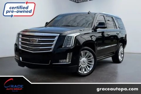 Black 2017 Cadillac Escalade Platinum for sale in Morrisville, PA