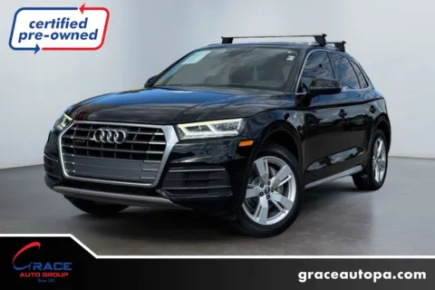 Black 2019 Audi Q5 quattro Premium Plus 45 TFSI for sale in Morrisville, PA