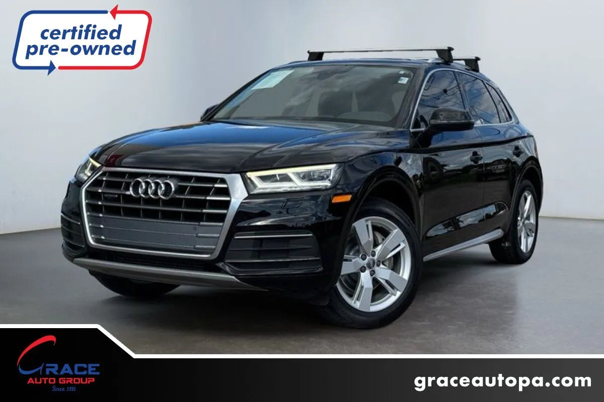 Black 2019 Audi Q5 quattro Premium Plus 45 TFSI for sale in Morrisville, PA