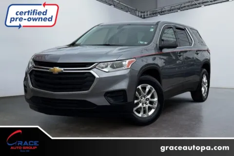 Gray 2021 Chevrolet Traverse LS for sale in Morrisville, PA