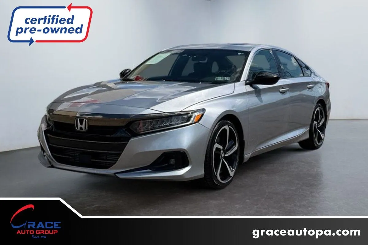 Silver 2021 Honda Accord Sport for sale in Morrisville, PA