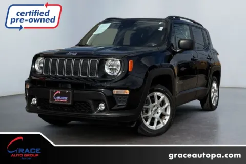 Black 2022 Jeep Renegade Latitude for sale in Morrisville, PA