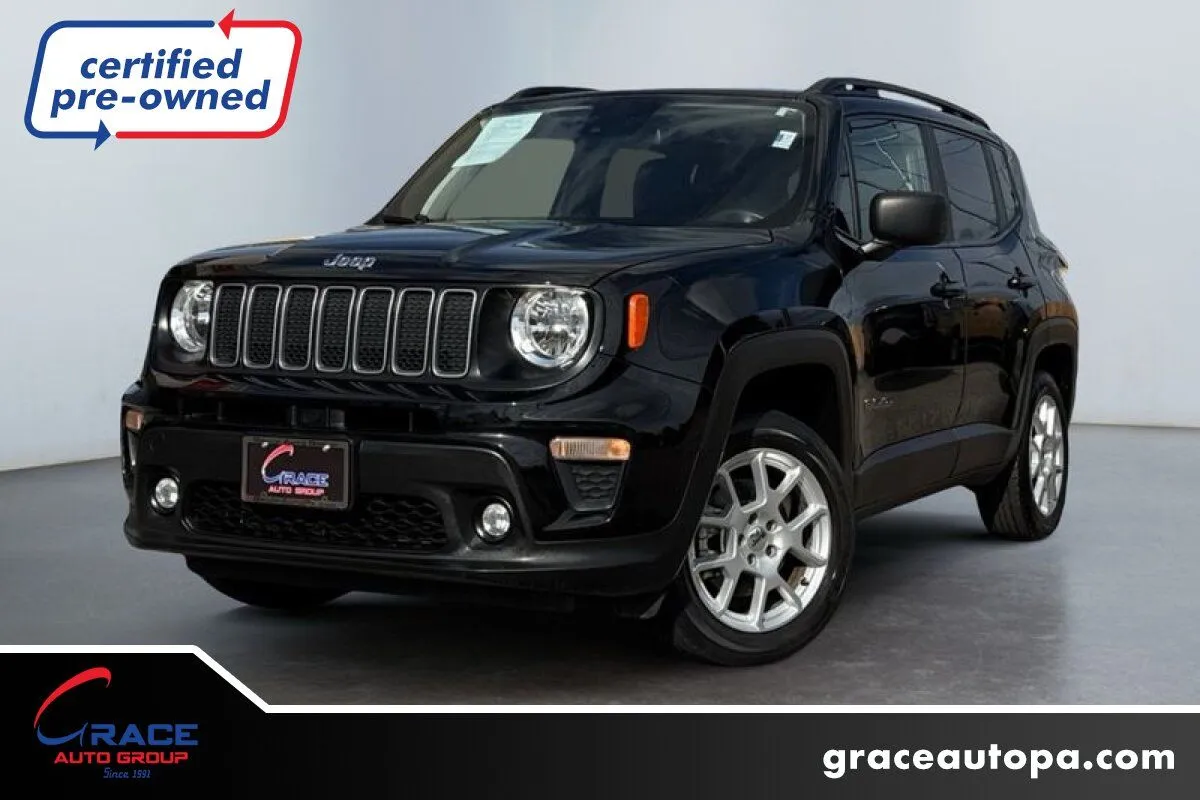 Black 2022 Jeep Renegade Latitude for sale in Morrisville, PA
