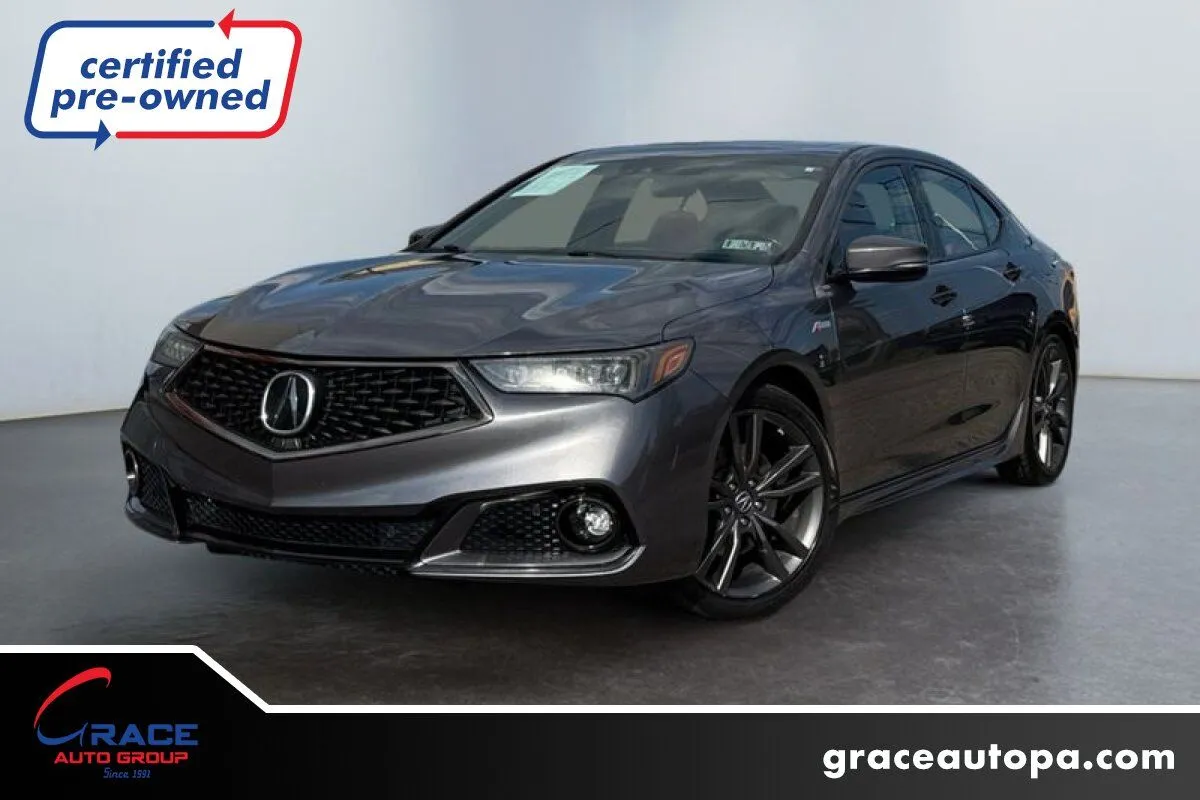 Gray 2019 Acura TLX w/Tech w/A-SPEC for sale in Morrisville, PA