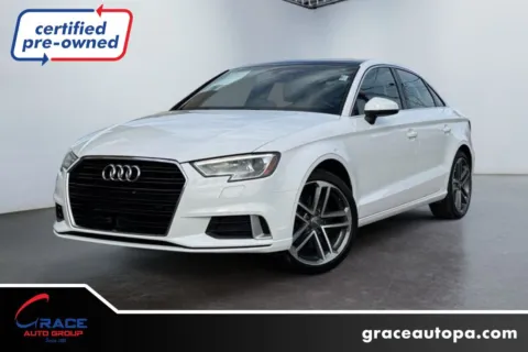 White 2019 Audi A3 2.0T Premium for sale in Morrisville, PA