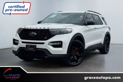 White 2020 Ford Explorer ST for sale in Morrisville, PA