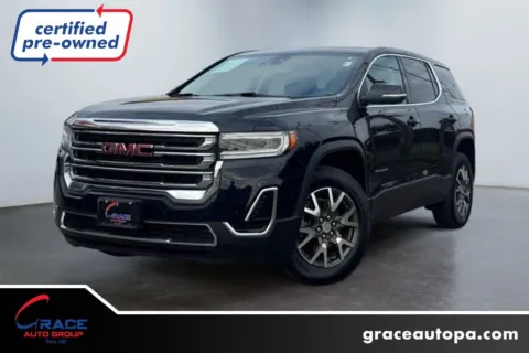 Black 2022 GMC Acadia SLE for sale in Morrisville, PA