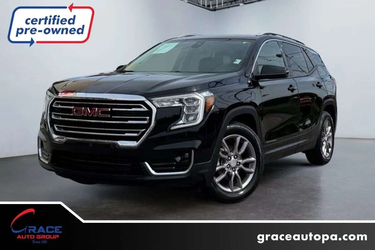 Black 2023 GMC Terrain SLT for sale in Morrisville, PA