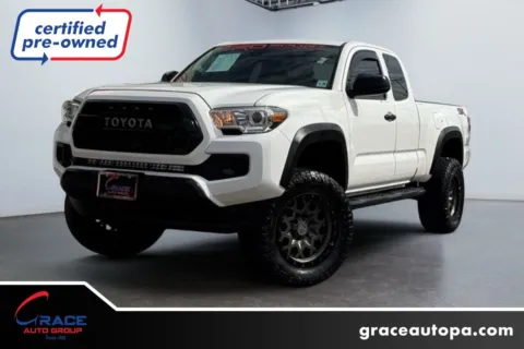 White 2021 Toyota Tacoma SR V6 for sale in Morrisville, PA
