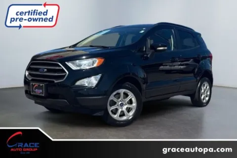 Black 2019 Ford EcoSport SE for sale in Morrisville, PA