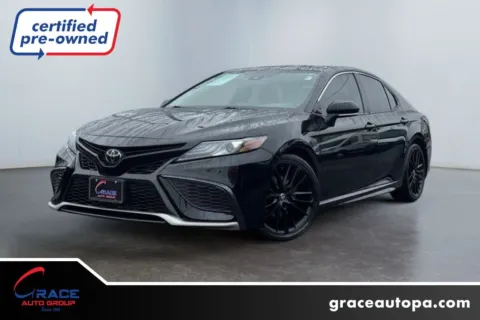 Black 2022 Toyota Camry XSE AWD for sale in Morrisville, PA